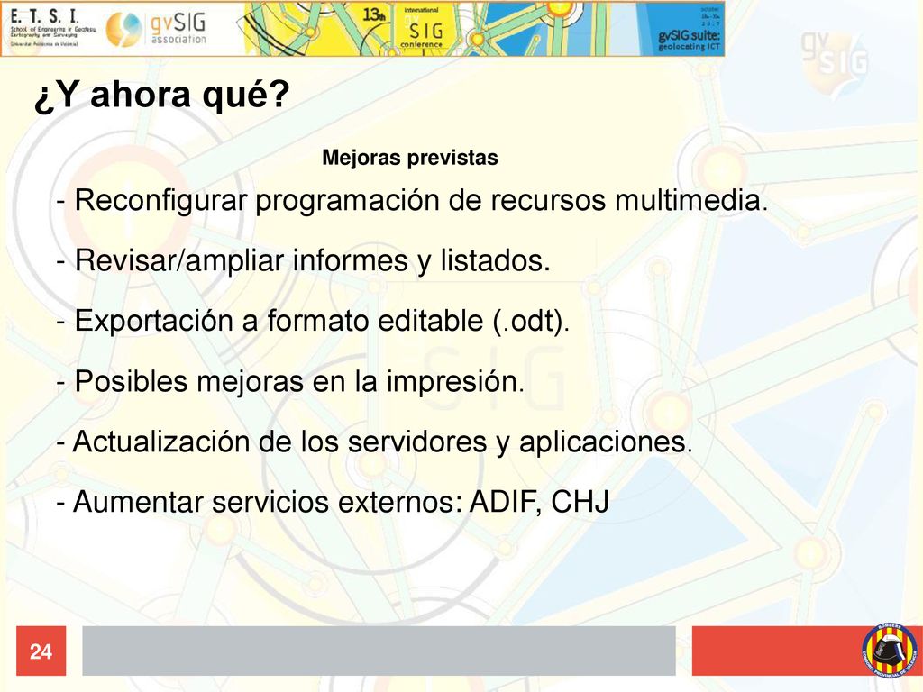 ¿Y ahora qué - Reconfigurar programación de recursos multimedia.
