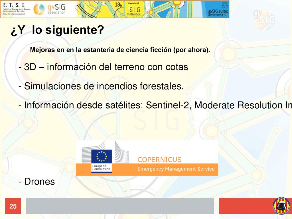 ¿Y lo siguiente - 3D – información del terreno con cotas