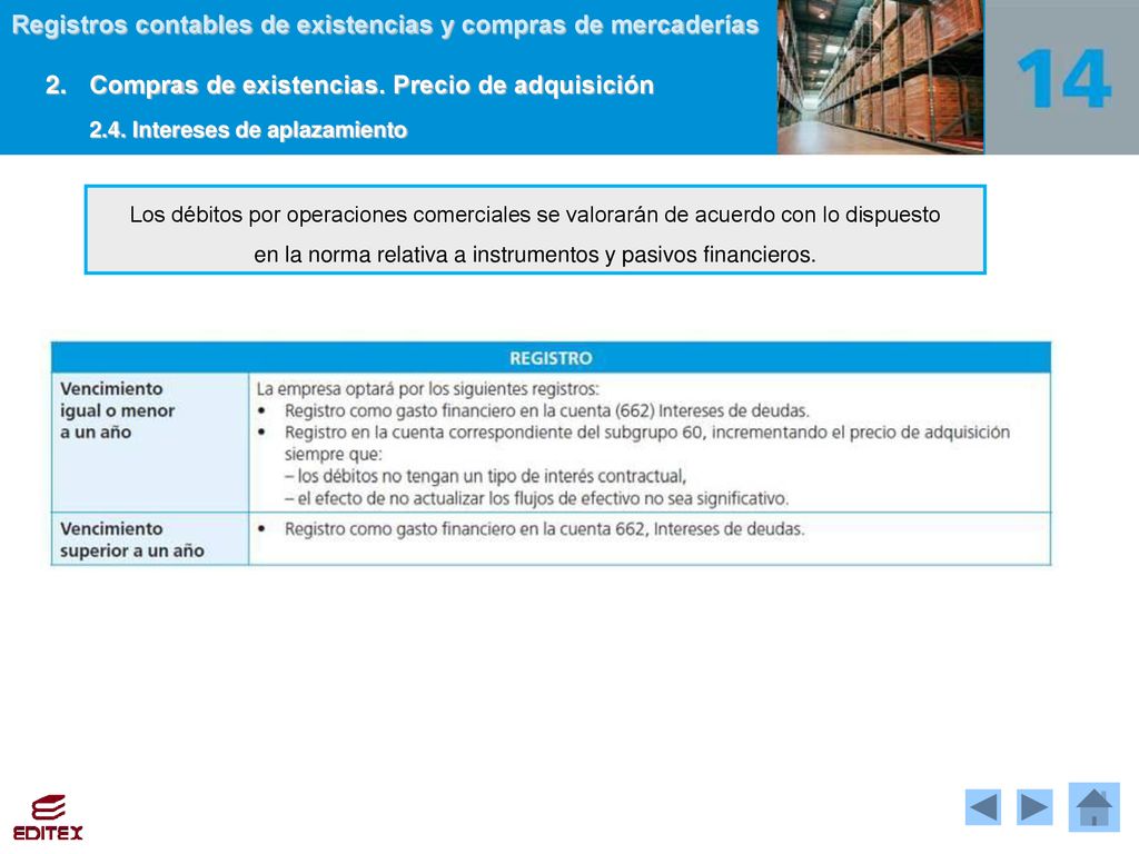 en la norma relativa a instrumentos y pasivos financieros.