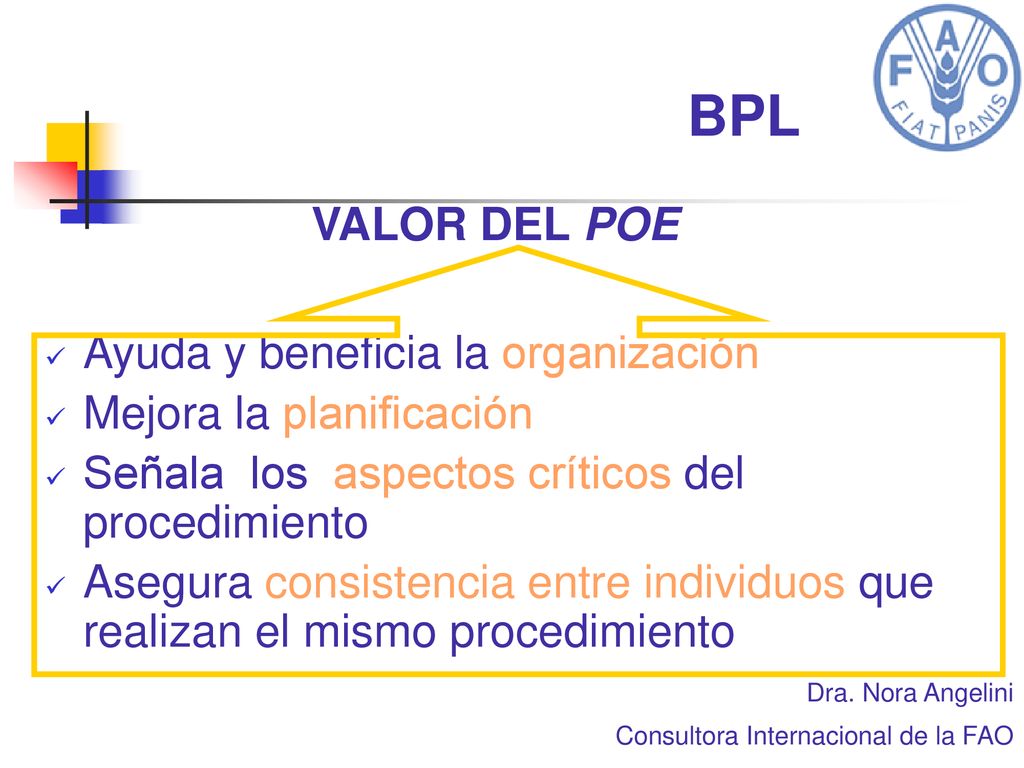 BPL VALOR DEL POE Ayuda y beneficia la organización