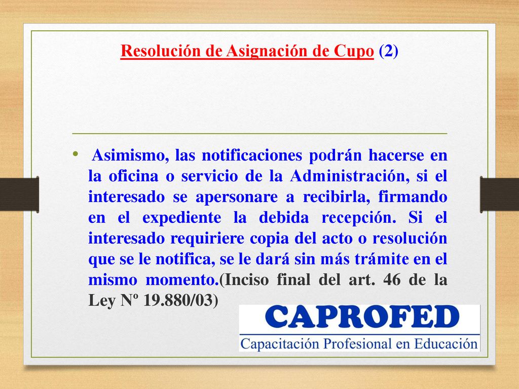 Resolución de Asignación de Cupo (2)