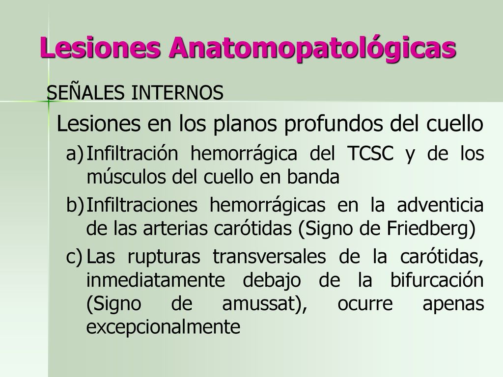 Lesiones Anatomopatológicas