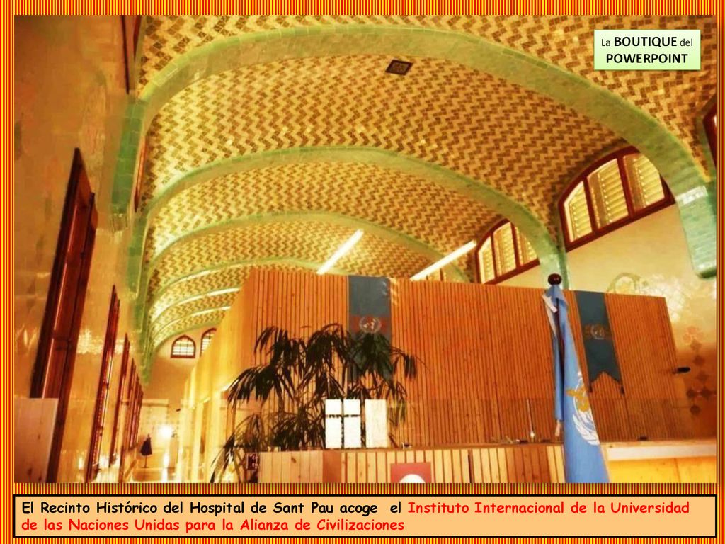 El Recinto Histórico del Hospital de Sant Pau acoge el Instituto Internacional de la Universidad de las Naciones Unidas para la Alianza de Civilizaciones