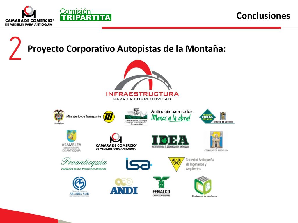 Conclusiones Proyecto Corporativo Autopistas de la Montaña: