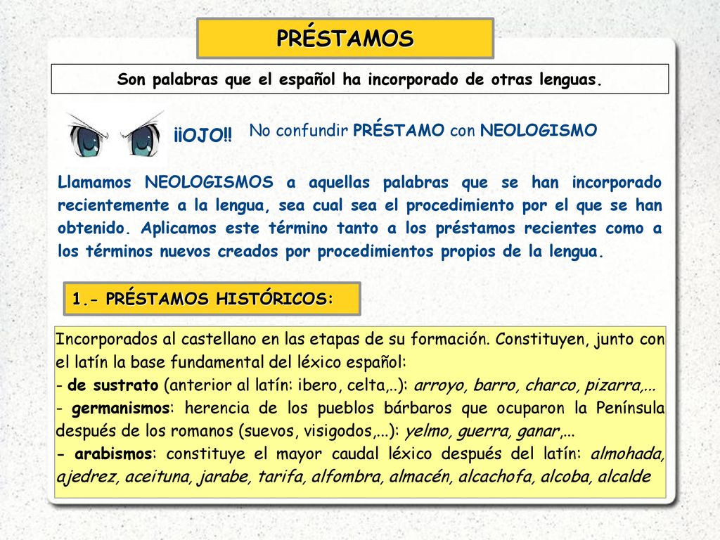 Son palabras que el español ha incorporado de otras lenguas.