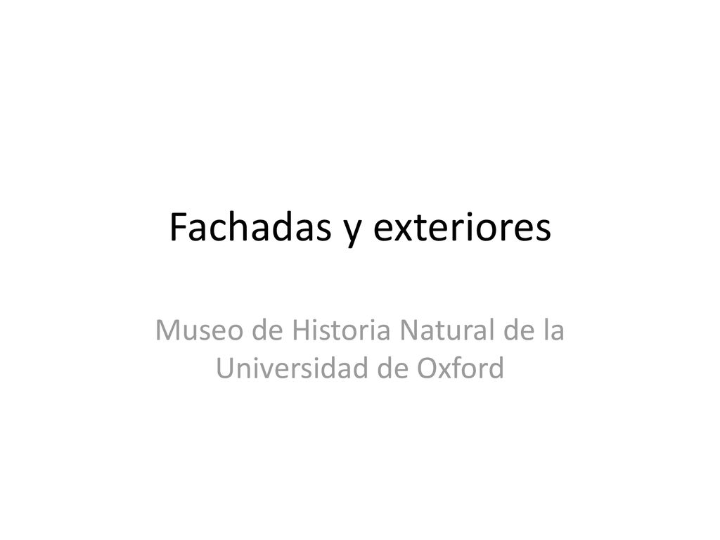 Museo de Historia Natural de la Universidad de Oxford