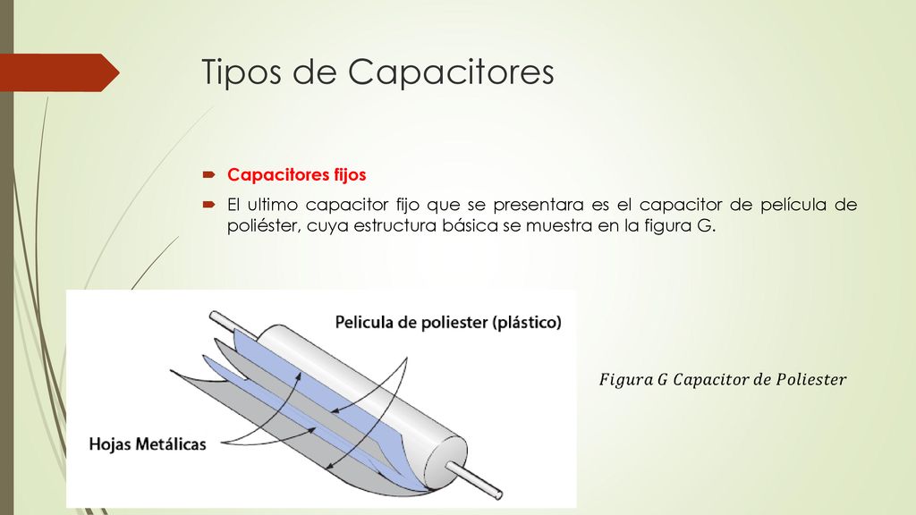 Tipos de Capacitores Capacitores fijos