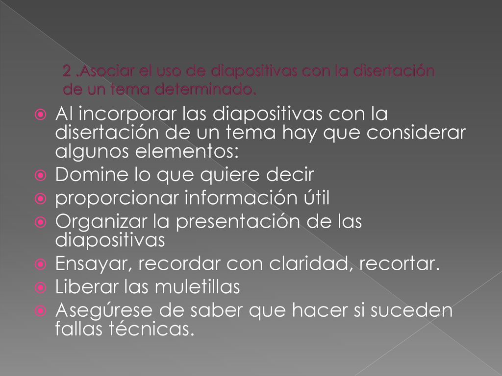 Domine lo que quiere decir proporcionar información útil