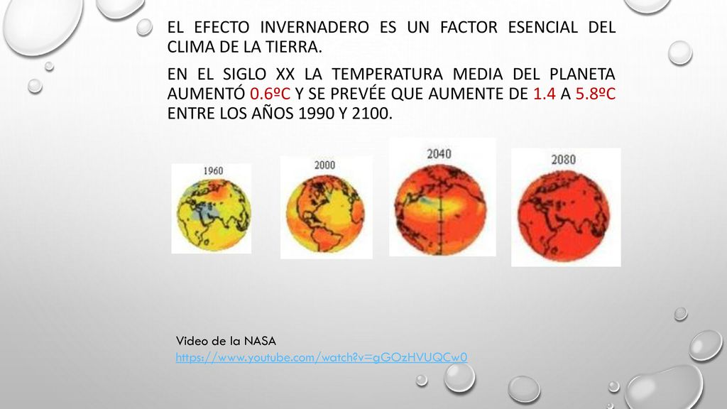 El efecto invernadero es un factor esencial del clima de la Tierra