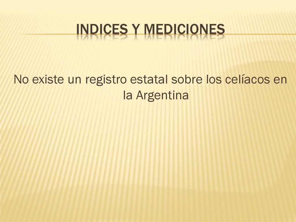 No existe un registro estatal sobre los celíacos en la Argentina