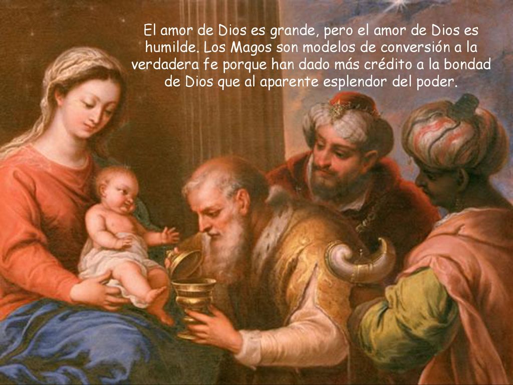 El amor de Dios es grande, pero el amor de Dios es humilde