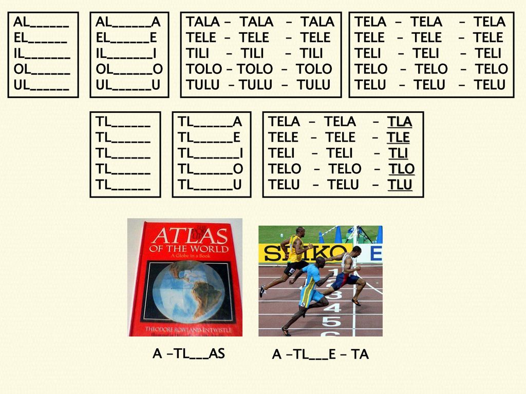 AL______ EL______. IL_______. OL______. UL______. AL______A. EL______E. IL_______I. OL______O.