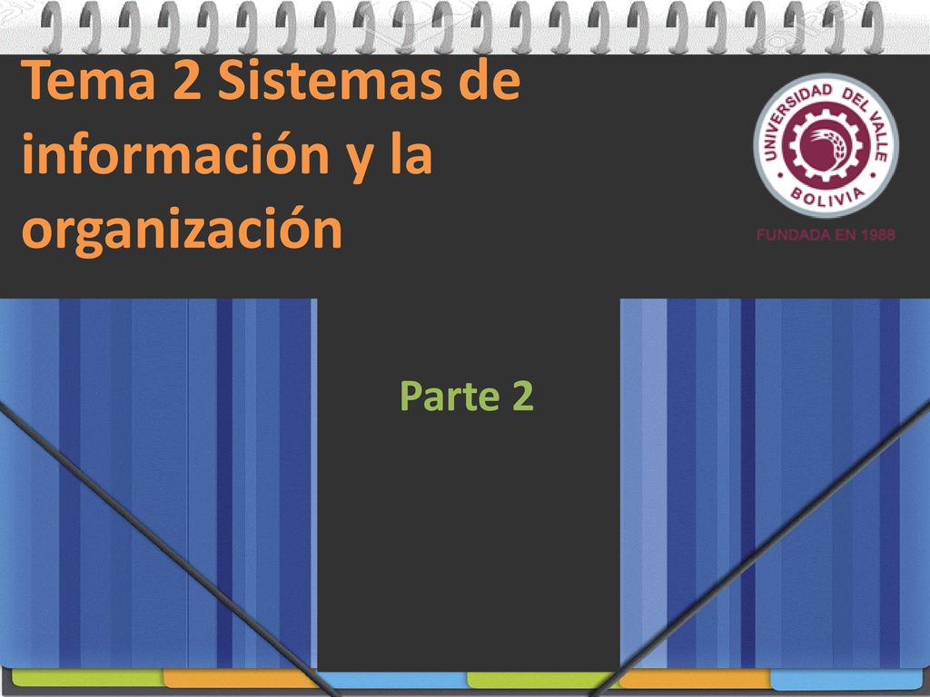 Tema 2 Sistemas de información y la organización
