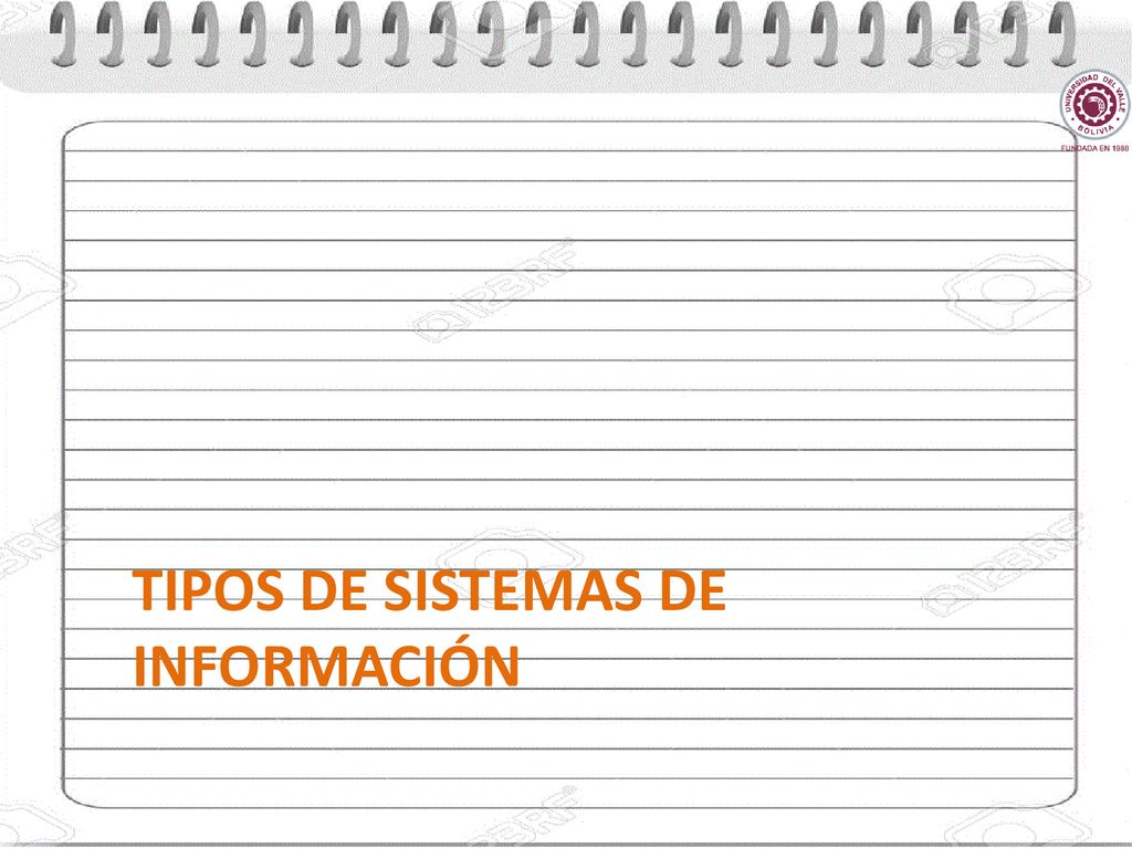 Tipos de sistemas de información