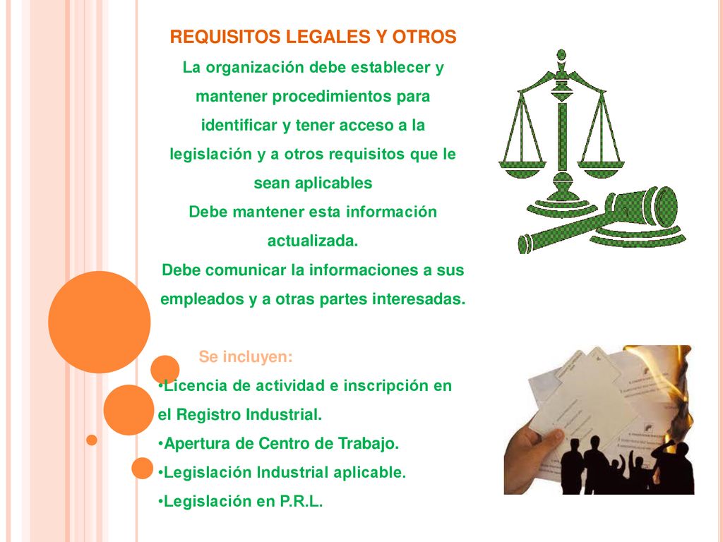 REQUISITOS LEGALES Y OTROS Debe mantener esta información actualizada.