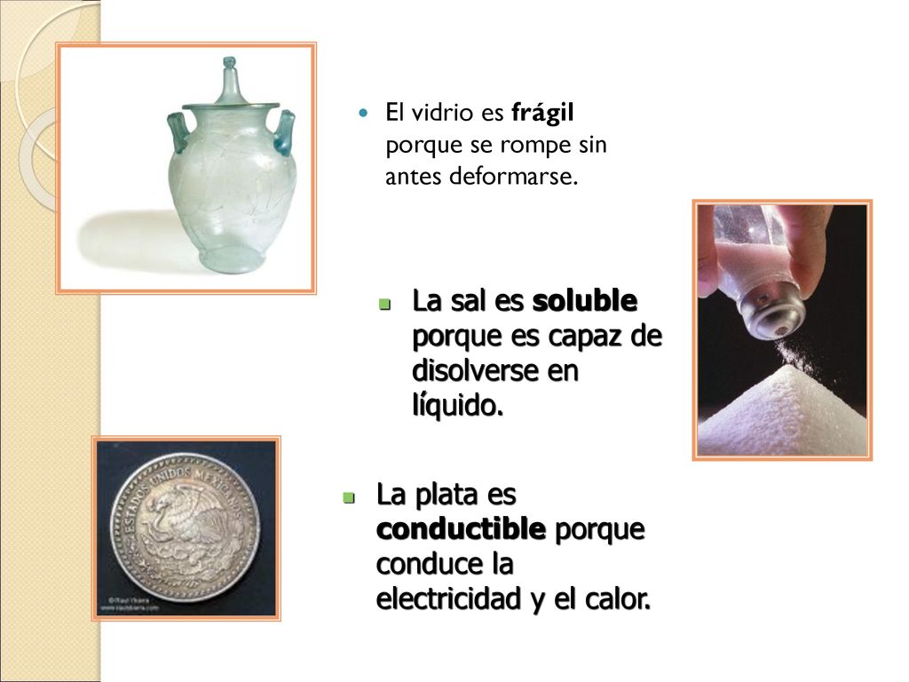 La sal es soluble porque es capaz de disolverse en líquido.