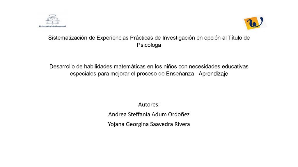 Autores: Andrea Steffanía Adum Ordoñez Yojana Georgina Saavedra Rivera