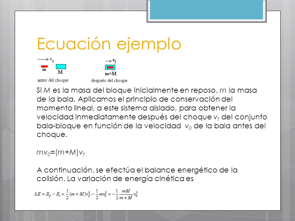 Ecuación ejemplo