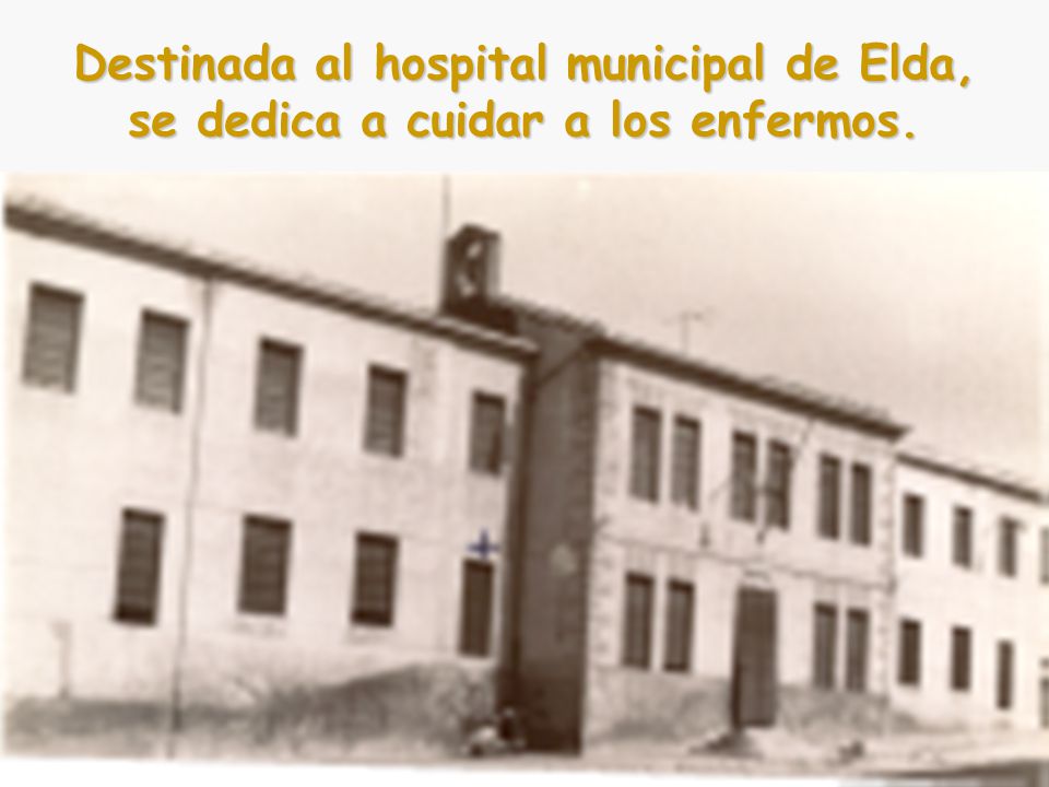Destinada al hospital municipal de Elda,