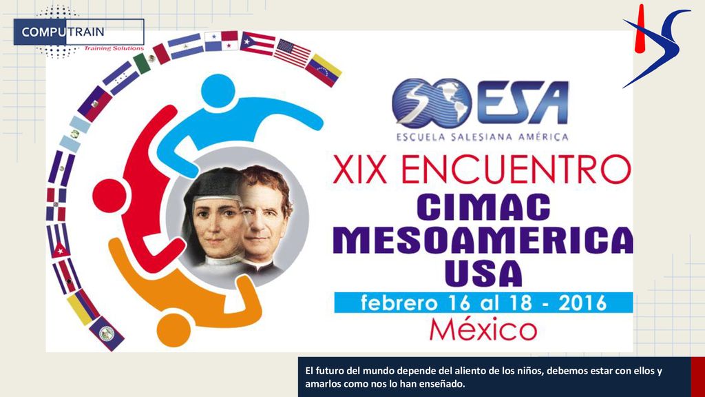 El futuro del mundo depende del aliento de los niños, debemos estar con ellos y amarlos como nos lo han enseñado.