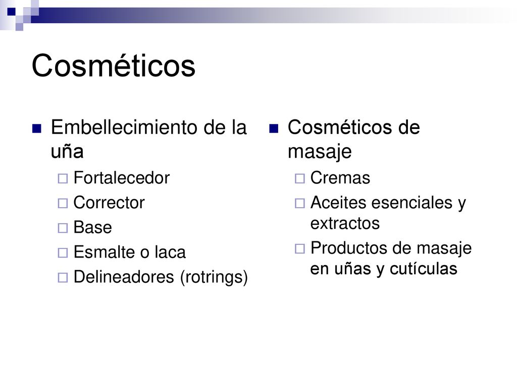 Cosméticos Embellecimiento de la uña Cosméticos de masaje Fortalecedor