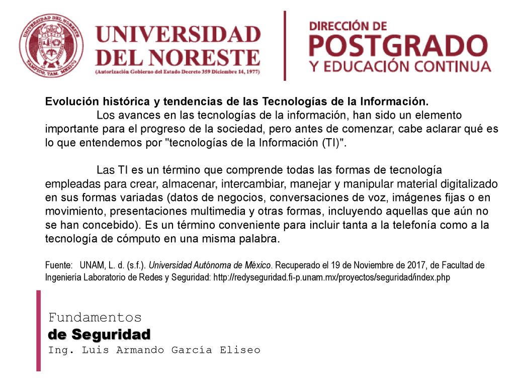 Evolución histórica y tendencias de las Tecnologías de la Información.