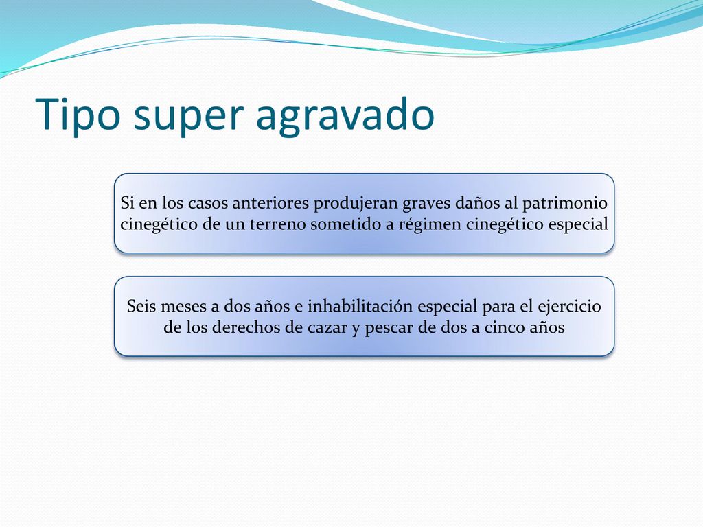 Si en los casos anteriores produjeran graves daños al patrimonio cinegético de un terreno sometido a régimen cinegético especial