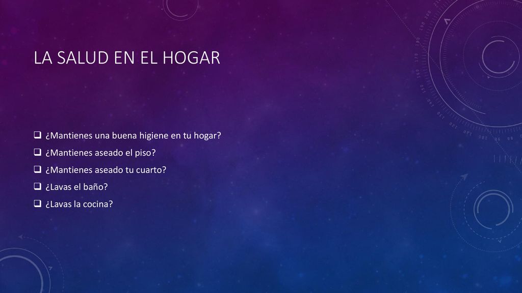 La salud en el hogar ¿Mantienes una buena higiene en tu hogar