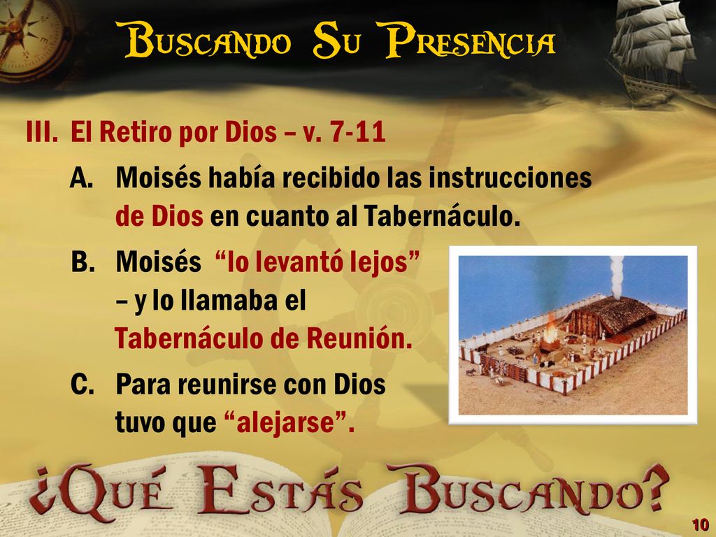 Buscando Su Presencia El Retiro por Dios – v. 7-11