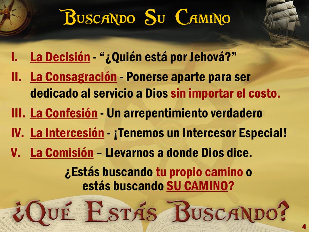 ¿Estás buscando tu propio camino o estás buscando SU CAMINO