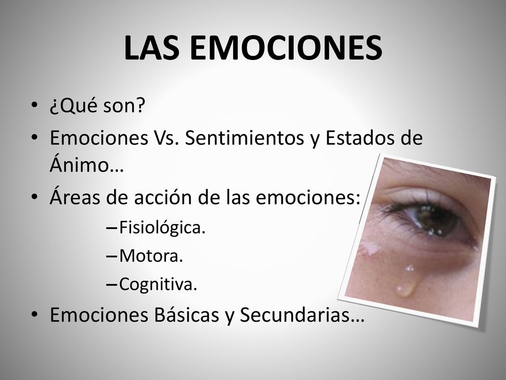 LAS EMOCIONES ¿Qué son Emociones Vs. Sentimientos y Estados de Ánimo…