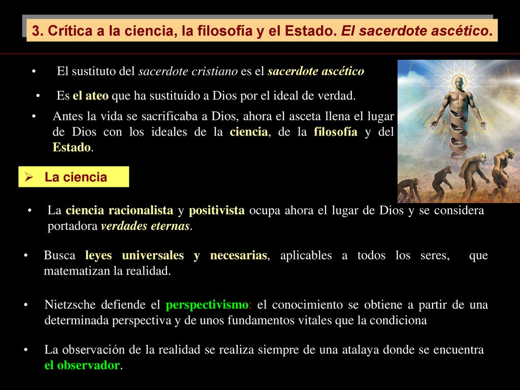 3. Crítica a la ciencia, la filosofía y el Estado