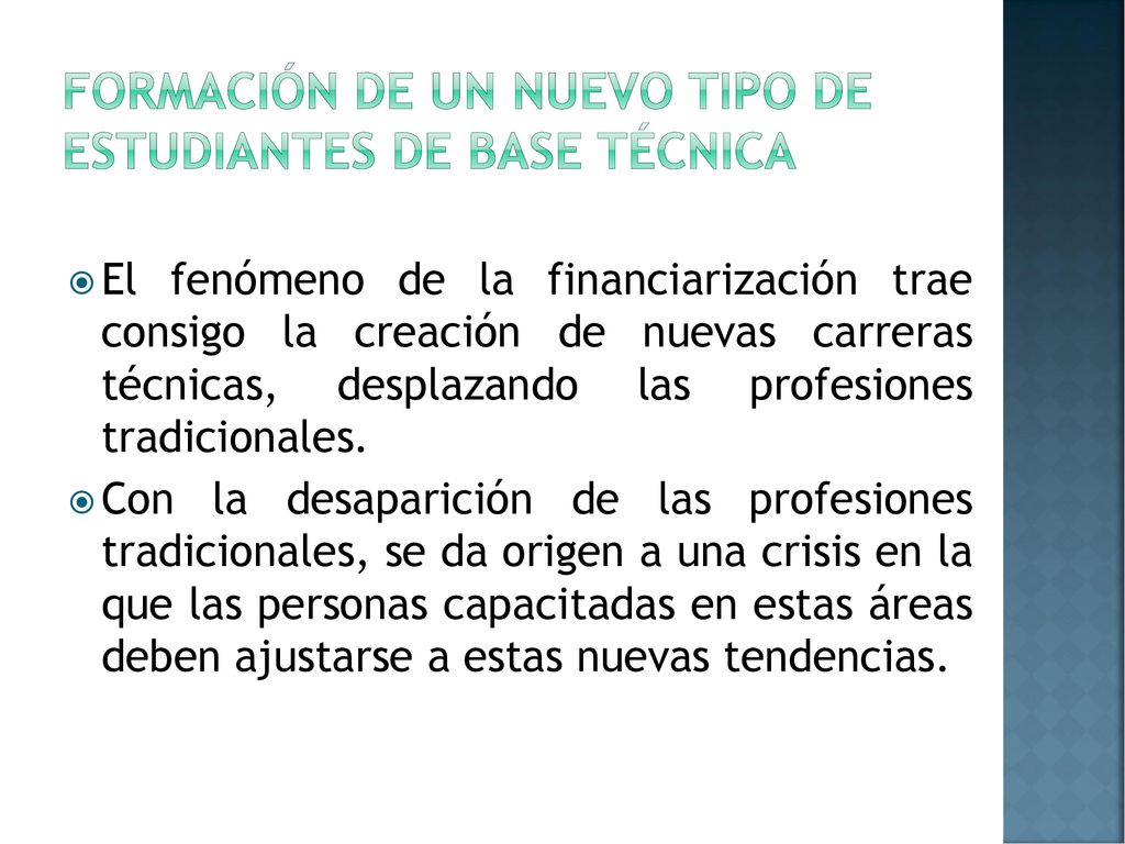 FORMACIÓN DE UN NUEVO TIPO DE ESTUDIANTES DE BASE TÉCNICA