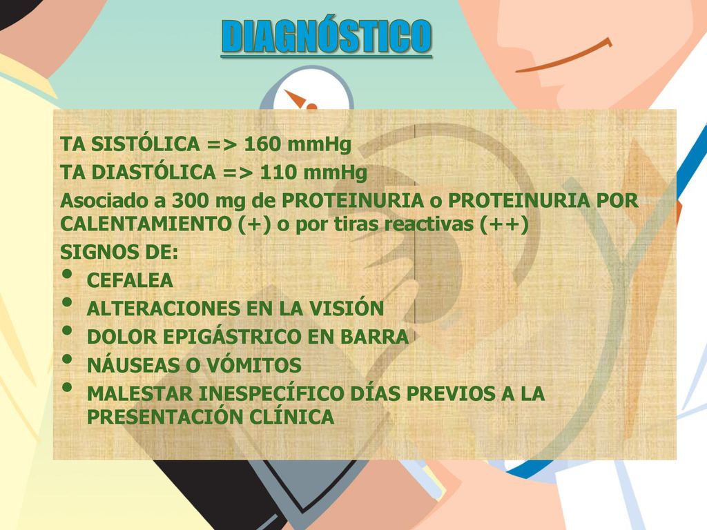 diagnóstico TA SISTÓLICA => 160 mmHg TA DIASTÓLICA => 110 mmHg