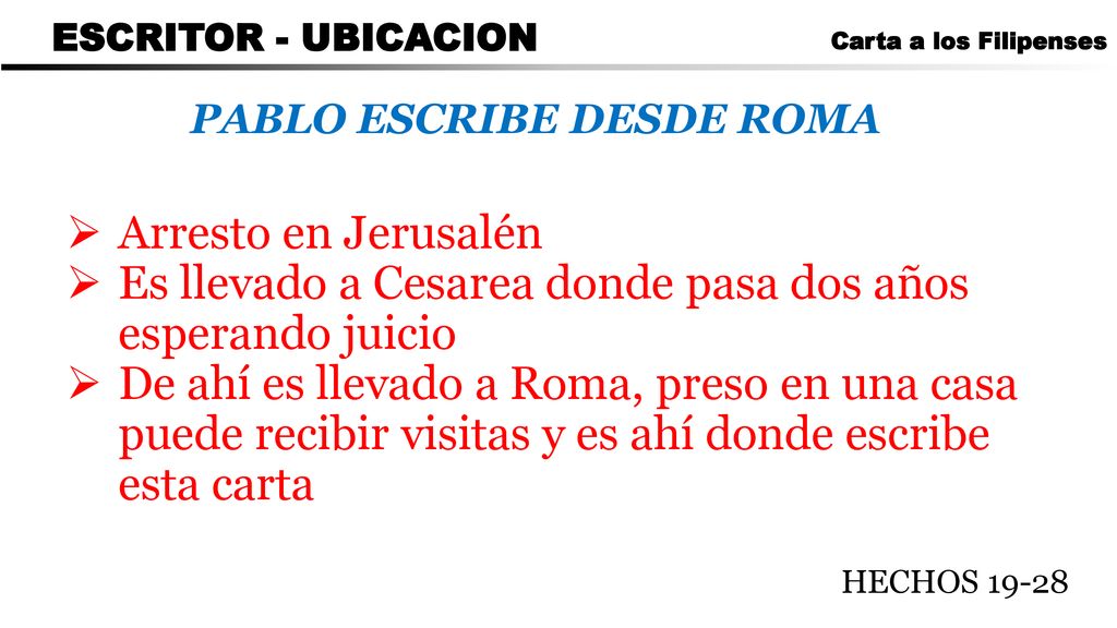 Es llevado a Cesarea donde pasa dos años esperando juicio