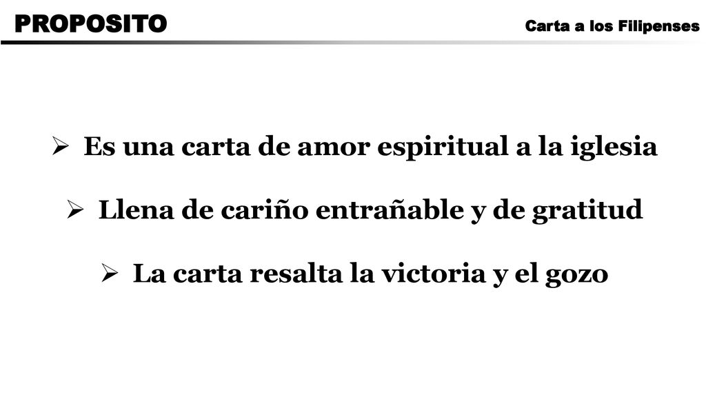 Es una carta de amor espiritual a la iglesia