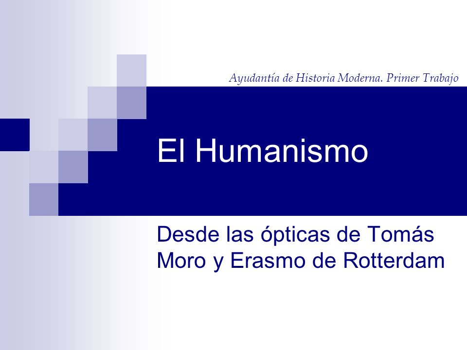 Desde las ópticas de Tomás Moro y Erasmo de Rotterdam