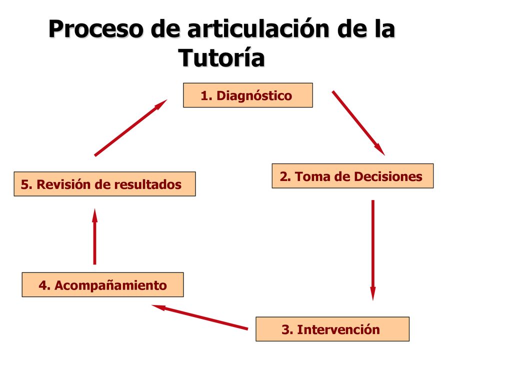 Proceso de articulación de la Tutoría 5. Revisión de resultados