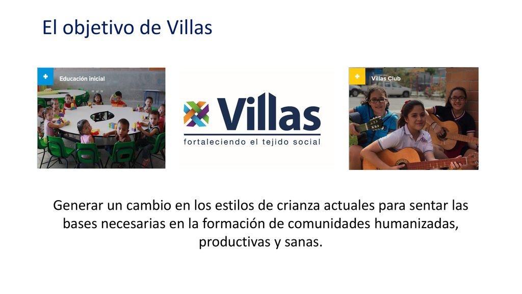 El objetivo de Villas NOTA1: Cambiamos el logo de Villas.