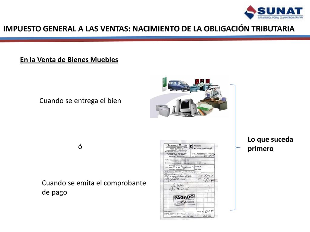 IMPUESTO GENERAL A LAS VENTAS: NACIMIENTO DE LA OBLIGACIÓN TRIBUTARIA