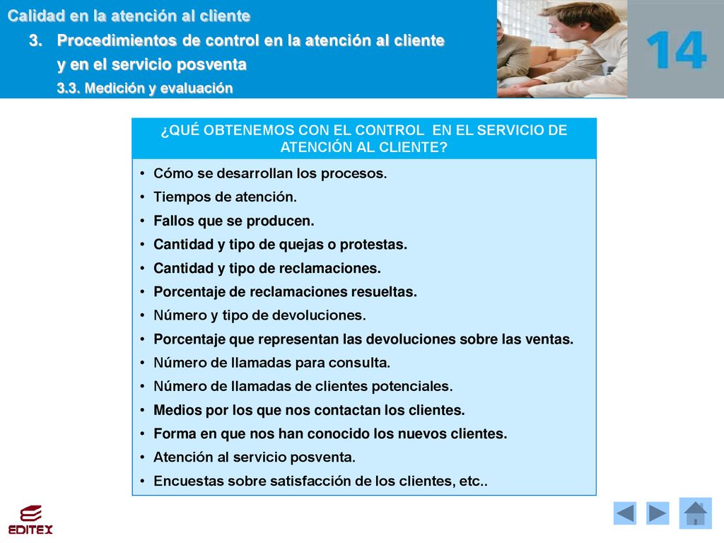 ¿QUÉ OBTENEMOS CON EL CONTROL EN EL SERVICIO DE ATENCIÓN AL CLIENTE