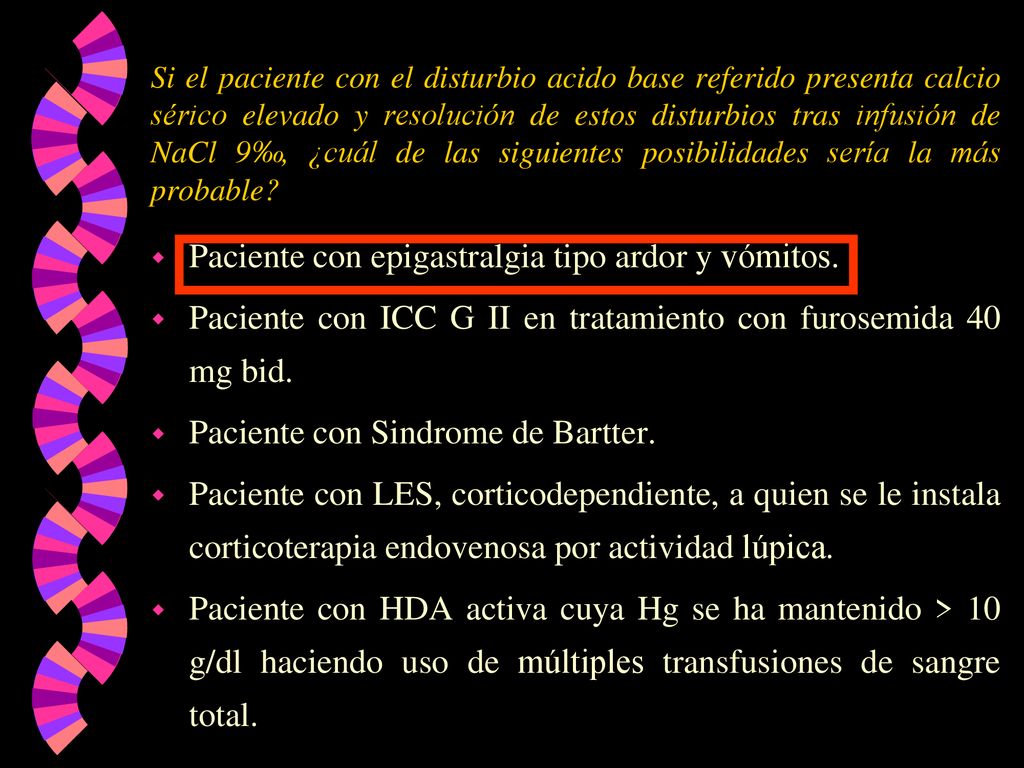 Paciente con epigastralgia tipo ardor y vómitos.