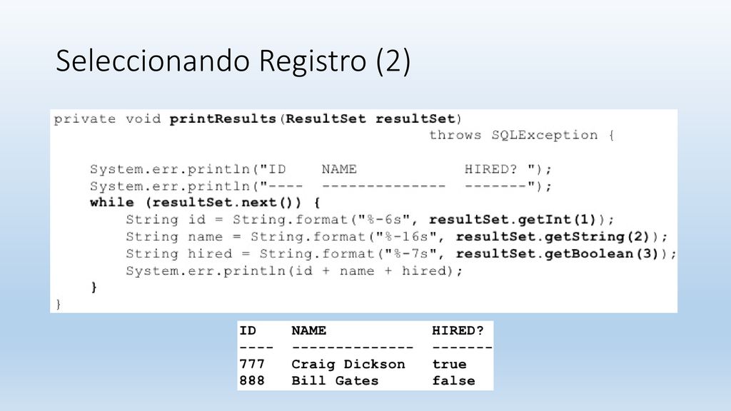 Seleccionando Registro (2)