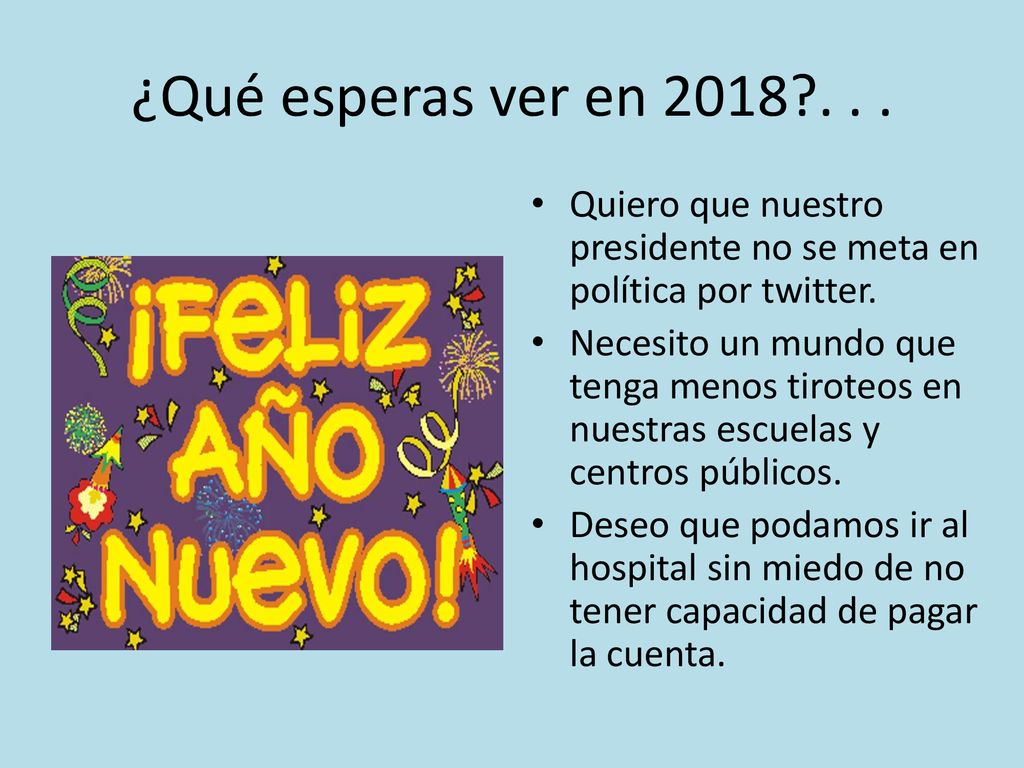 ¿Qué esperas ver en Quiero que nuestro presidente no se meta en política por twitter.