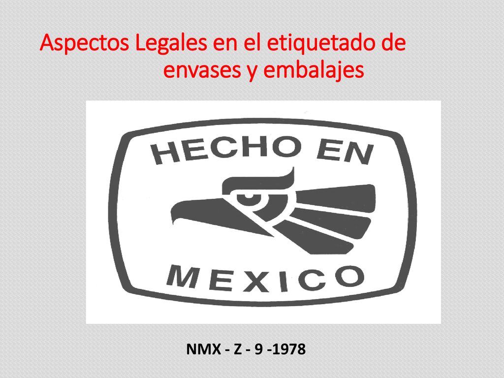 Aspectos Legales en el etiquetado de envases y embalajes