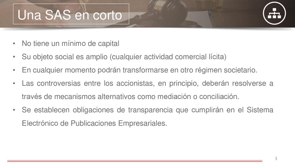 Una SAS en corto No tiene un mínimo de capital