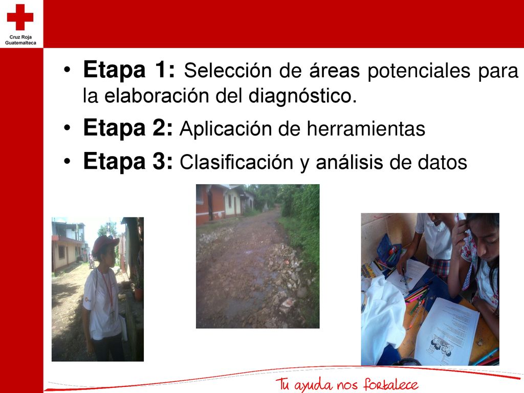 Etapa 1: Selección de áreas potenciales para la elaboración del diagnóstico.