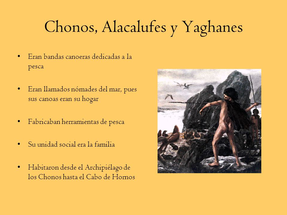 Chonos, Alacalufes y Yaghanes