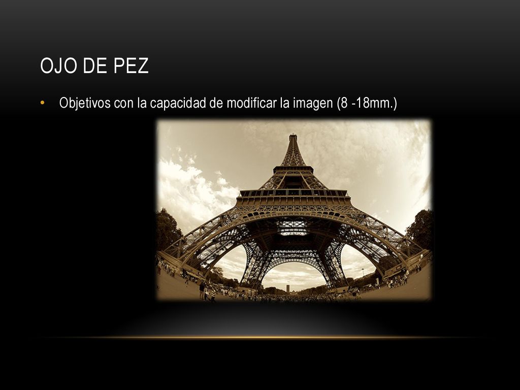 Ojo de pez Objetivos con la capacidad de modificar la imagen (8 -18mm.)
