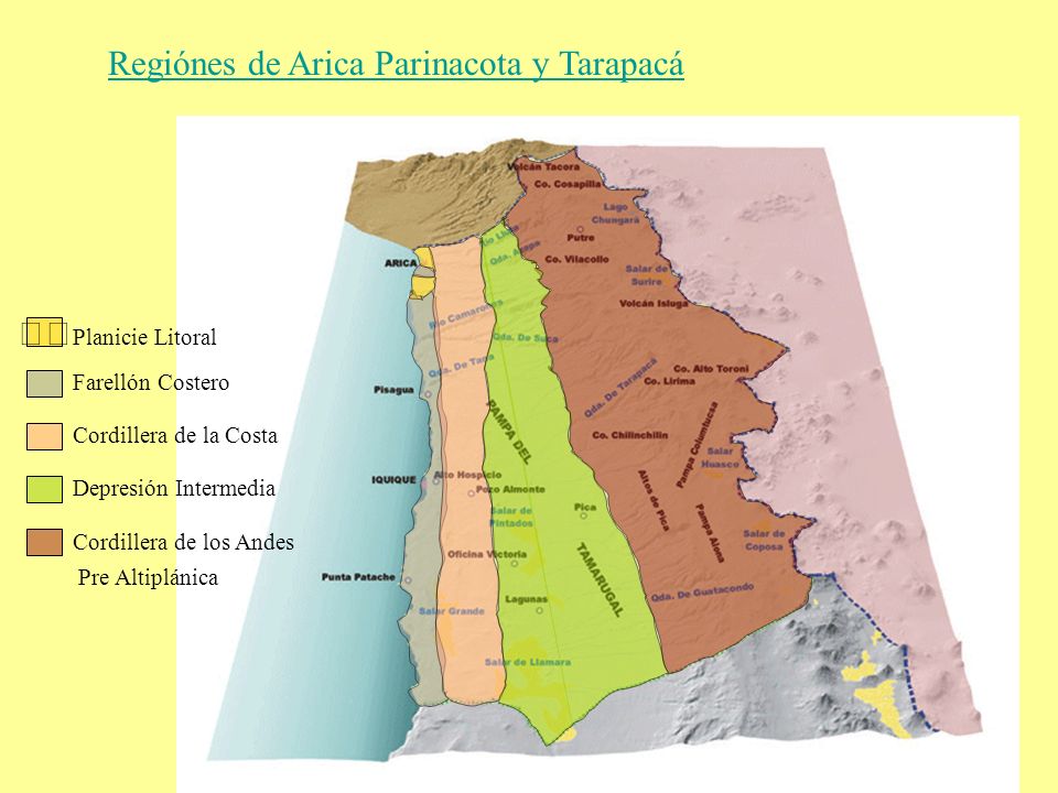 Regiónes de Arica Parinacota y Tarapacá